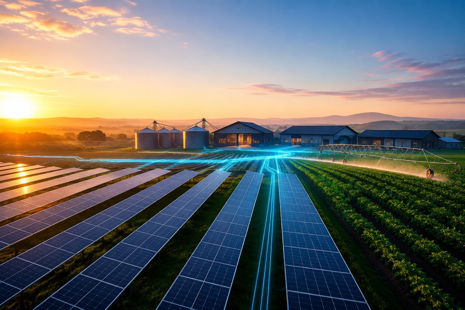 Solar systems for farms